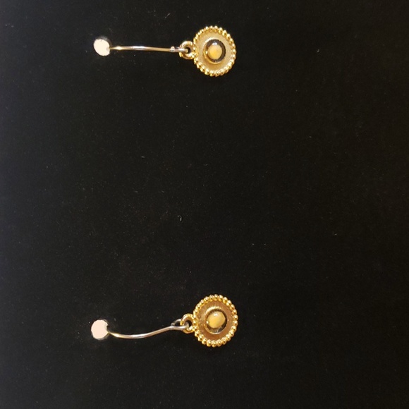 Brass and Silver-tone Drop Earrings - Three Sets NWT $5 Add-On - Picture 4 of 5